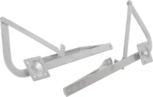 55-2 Attic Ladder Hinge Arms Compatible with Werner MFG after 2010, Thick Zinc A - Picture 1 of 12