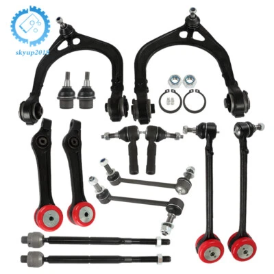 14PCS For Chrysler 300 2005-2010 Front Control Arm Ball Joint Tie Rod End Kit Foto 1 de 4