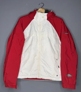 Columbia Women's Vertex White/Red Colorblock Full Zip Omni-Shield Jacket Coat L - Picture 1 of 6