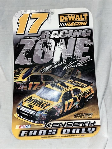 Matt Kenseth #17 NASCAR Dewalt Racing Zone WinCraft Roush Fenway Poster Picture Cover