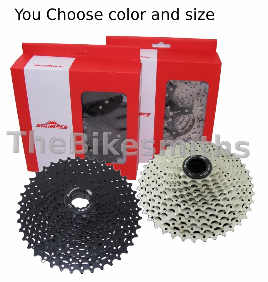 SunRace CSMS8 11 Speed 11-36/ 40/ 42/ 46 Black/Silver Cassette fit Shimano SRAM - Image 1 of 1