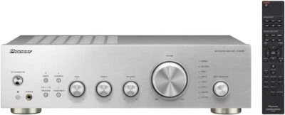 Pioneer A-40AE Amplificatore (2x 60 W, mm-Phono- E Digitaleingang) Argento - Immagine 1 di 3