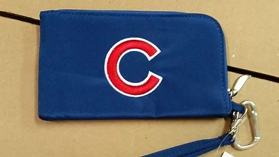 Chicago Cubs ID Wallet Wristlet Cell Phone Case Charm 14 Purse Gift MLB - Image 1 of 3