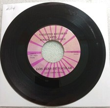David Junior Gonzalez Los Dias de Vacilar / Pobre Mi Lechon  VG 45 RPM #174