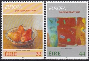 Irland 1993 Yvert 828/29 Europa CEPT Kunst Gemälde postfrisch ss - Bild 1 von 1