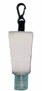 20 Pack Neoprene Sanitizer Keychain With Bottle US SELLER - Picture 1 of 5