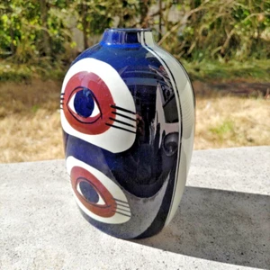 Royal Copenhagen Fajance Vase Tenera series Designed by Inge-Lise Koefoed c696 - Picture 1 of 6