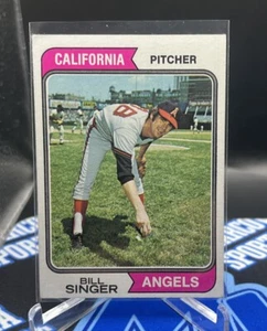 Tarjeta de béisbol 1974 Topps Bill Singer #210 California Angels EX+(A) - Imagen 1 de 2