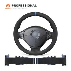 Schwarz Wildleder Auto Lenkrad Abdeckung für BMW M Sport E36 E39 Z3 M E36 M3 M5 - Bild 1 von 10