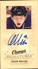 2009-10 (KINGS) Upper Deck Champ's Signatures #CSOM Oscar Moller AUTO