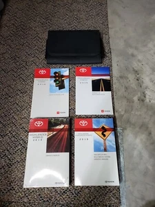 Toyota Highlander 2019 híbrido propietario manual conjunto de libros + estuche + navegación / estuche - Imagen 1 de 3