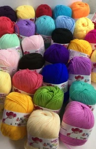 Cachemira ~ Seda ~ Lana ~ Bebé DK ~ ¡Este hilo es el más suave de todos los tiempos!! - Imagen 1 de 25
