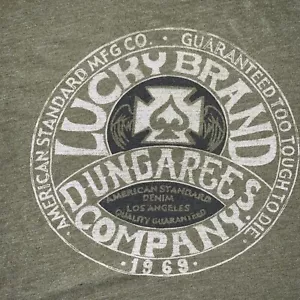 Lucky Brand Erwachsene Large SS T-Shirt olivgrün garantiert zu hart zu sterben - Bild 1 von 6