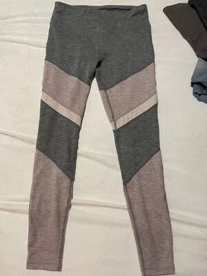 Leggings esportivas femininas Tangerine tamanho M rosa cinza roupas ativas frete incluído - Imagem 1 de 4