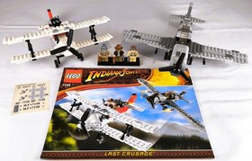 LEGO &reg; Indiana Jones 7198 - escape on a plane - sticker sheet new - without original packaging