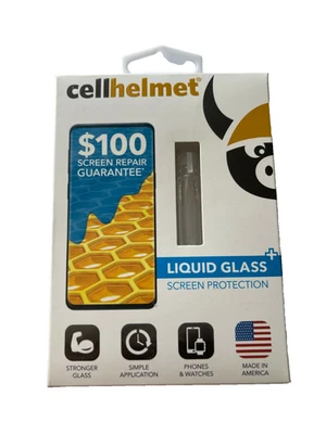 CellHelmet Liquid Glass+ Screen Protection for All Phones & Watches - 0.6mL - Image 1 of 2