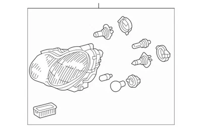 Conjunto de faros originales Mercedes-Benz - izquierda 203-820-15-59 Foto 1 de 2