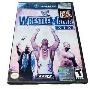 WWE WrestleMania XIX 19 (Nintendo GameCube, 2003) Hülle & Disc ohne Handbuch getestet - Bild 1 von 3