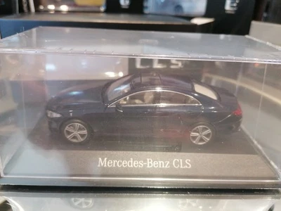 Norev 1/43 Mercedes CLS C257 Cavansite Blue Metallic Box Dealer Edition - Immagine 1 di 4