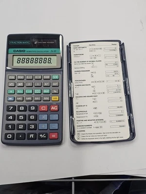 CASIO fx-55 Scientific Calculator Fraction Mate Tested Working - Image 1 of 4