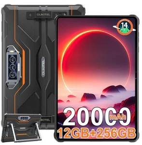 Tablet exterior OUKITEL RT8 20000mAh 12GB+256GB 48MP+20MP visión nocturna NFC - Imagen 1 de 8