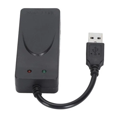 New USB 56K External Dial Up Fax Data Modem Dual RJ11 Ports Support Caller ID - Image 1 of 4