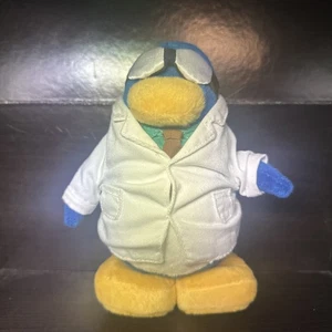 Disney Club Penguin Gary the Gadget Guy Plush 7” Scientist Lab Coat Jakks Vader - Picture 1 of 9