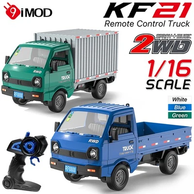 RC KF21 Truck 1/16 2.4G Climbing Pickup 2WD LED Lights Remote Control Kid Toys - Image 1 of 4
