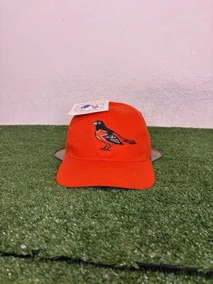 Vintage Baltimore Orioles hat cap snap back orange Twins Enterprise new mens - Image 1 of 4