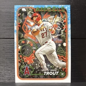 Mike Trout 2024 Topps Holiday Baseball #H27 Los Angeles Angels - Bild 1 von 2