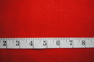 1 Yard Christmas  Red Soft Wearable Felt  Fabric 36" X 56" - Picture 1 of 1