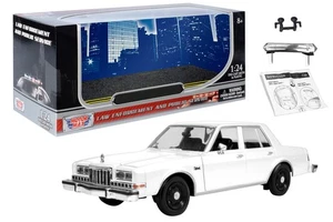 Motormax 1/24 1986 Dodge Diplomat Police Car White Blannk Builder Kit 76475 - Picture 1 of 10