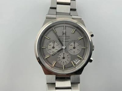 Rare 1970's Movado Zenith El Primero Mens Vintage Chronograph 01.0180.434 - Image 1 of 4