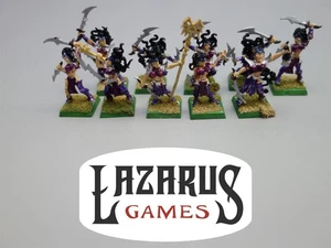 Warhammer Dark Elf AoS Order Figlie di Khaine - x10 Elfi Streghi (oop metal) - Foto 1 di 9