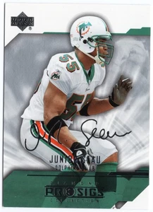 2004 Upper Deck Pro Sigs - Junior Seau #47 MIAMI DOLPHINS - Picture 1 of 2