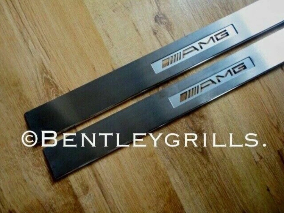 Mercedes SL R230 Illuminated Sill Kick Plates AMG, MERCEDES BENZ - Image 1 of 1