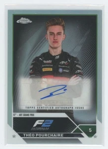 2023 Topps Chrome Formula 1 #CAC-TP Théo Pourchaire Chrome Autographs - Picture 1 of 2