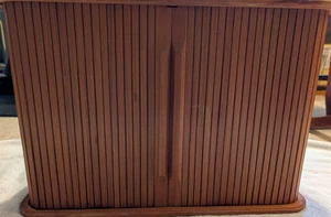 Eppco Teak Mountable 70 CD Rack Case Thailand - Picture 1 of 11