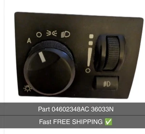OEM ✅2005-2008 Chrysler 300 Dodge Charger Magnum Headlight Switch Fog Light  - Picture 1 of 2