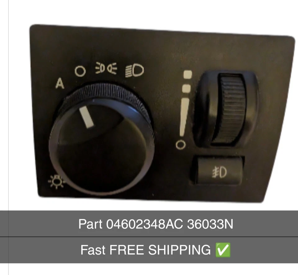 OEM ✅2005-2008 Chrysler 300 Dodge Charger Magnum Headlight Switch Fog Light  - Image 1 of 2