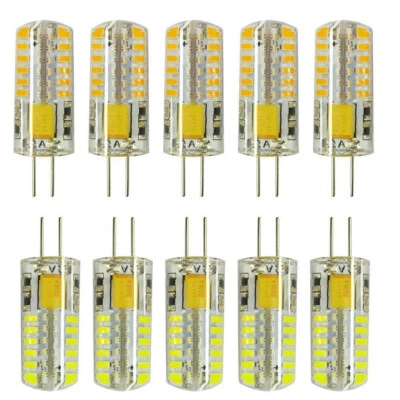 1x 10x 3W Mini G4 LED Corn Light Bulbs 220V 12V Bi Pin Base 20W Equivalent Lamps - Image 1 of 4
