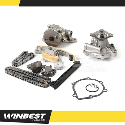 Timing Chain Kit for 96-09 Suzuki SX4 Chevy Tracker 1.8L 2.0L w/ Oil Water Pump - Image 1 of 4