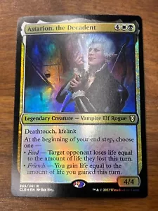 1x FOIL ASTARION, THE DECADENT - Commander - MTG - Magic the Gathering - Foto 1 di 1