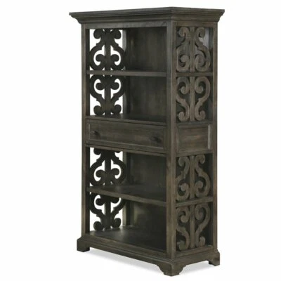 Magnussen Bellamy 4 Shelf Bookcase in Weathered Peppercorn - Image 1 of 4