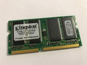 256MB 2RX16 SDRAM SD SDR PC133 CL2 133MHZ 133 144PIN SODIMM 16X16 NON-ECC - Picture 1 of 2