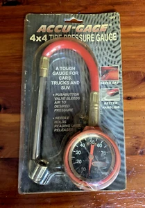 Accu-Gage  Tire Pressure Gauge 0- 75psi 4 X 4 New - Imagen 1 de 3
