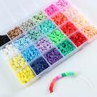 4800Pcs 24 Colors Flat Polymer Clay Spacer Beads   6mm DIY Jewelry