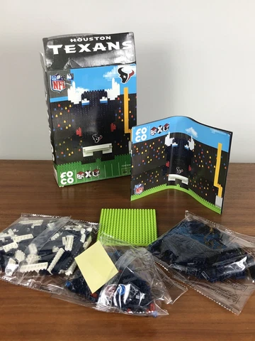 Houston Texans Mascot BRXLZ Mini Building Blocks 3D Construction Set 589 Pieces Cover