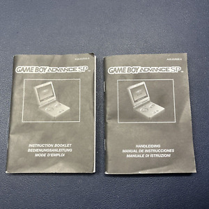 Nintendo Gameboy Advance SP Bedienungsanleitung Anleitung AGS-EUR(B)-6 und (A)-6