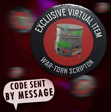 ROBLOX Series 9 War Torn Scripton Hat! Toy Code ONLY! RARE! (Messaged!)